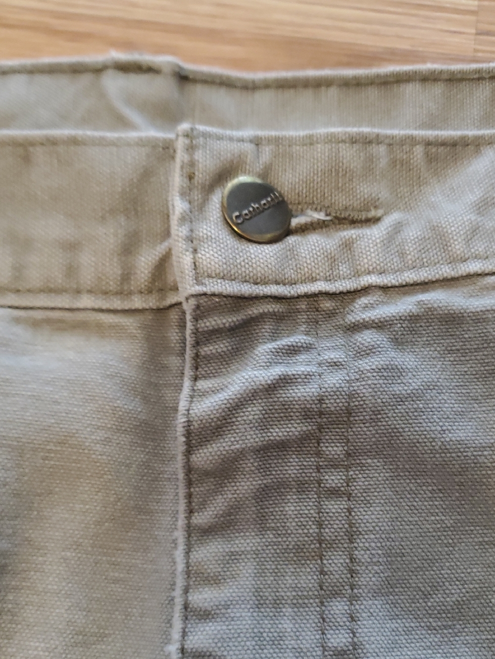 Vintage Carhartt Distressed Carpenter Pants – Gray/Sage Green  34/30 - Picture 8 of 9